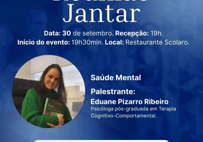 REUNIÃO JANTAR SABORES & IDEIAS SOBRE SAÚDE MENTAL